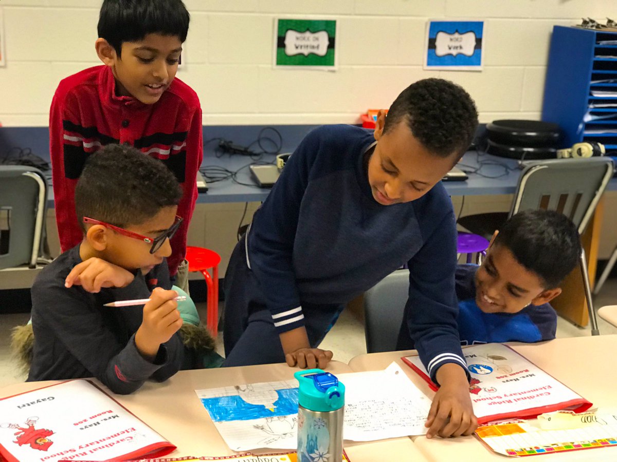 JosephVPhil's tweet photo. “I like how 2nd graders don’t have a fixed mindset; when you’re older it’s harder to take all those opinions out...these 2nd graders are still so creative!” - Mattewos - Thank you, @KerriHays for accepting our feedback & allowing for such deep reflection @CardinalRidgeES https://t.co/L0Uwkuz3Ng