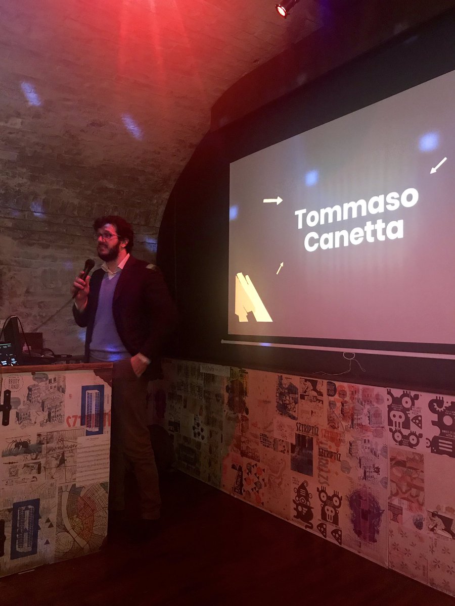offtheworldF's tweet photo. .@TommasoCanetta from @PagellaPolitica on #factchecking & combating #disinformation at the #OutridersMeetup in #Budapest https://t.co/kgexGiBEEc
