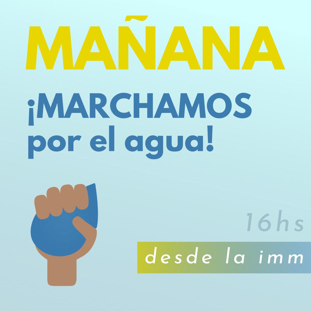 🌊 Mañana marchamos por el agua 🌊

Este es un problema de todxs.

¡TODXS A LA CALLE!
