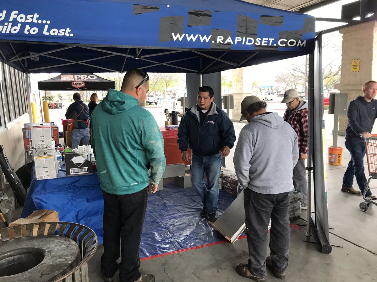 RaymondJVicha's tweet photo. Pro appreciation event Hanford store 1073. Have the rapid set vendor teaching the benefits of rapid set. @CarlosJ559 @CarlaHuizar @mpo3p3 @mikemyer1073 https://t.co/5nYf77WeeZ