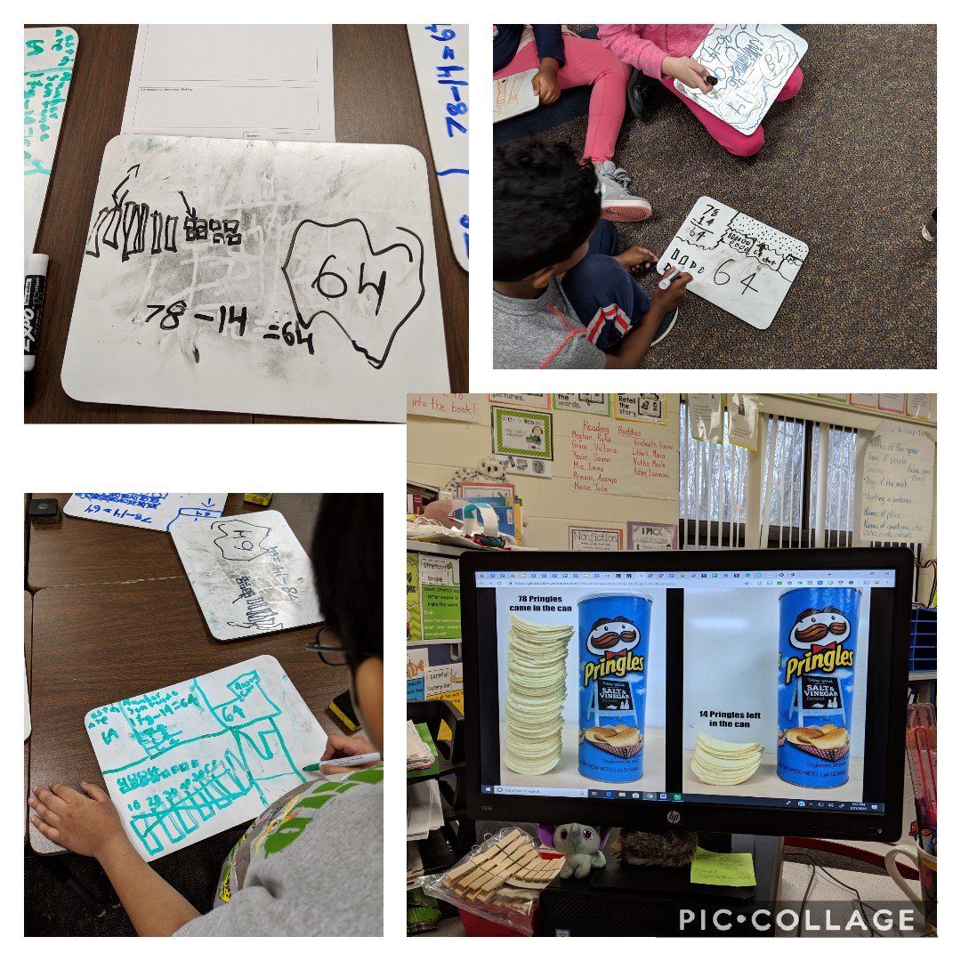 Another day of Act3 math!! Loving this new way of learning math through real life experiences!!