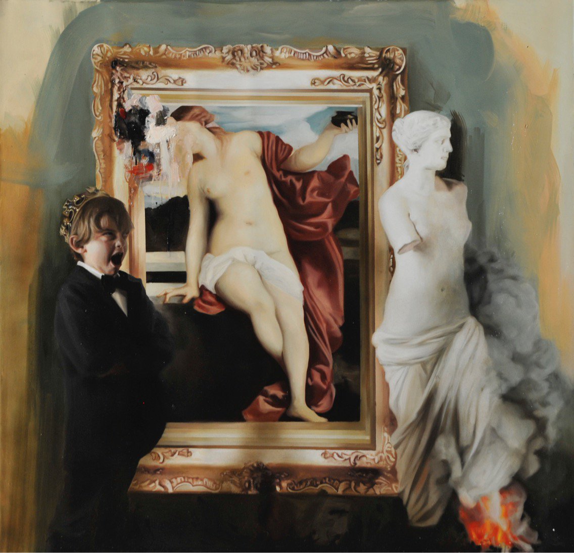 KoralShops's tweet photo. La pintura es el reflejo de nuestra alma.
#FelipeRiesco “Sàtira 1”.
Adquiera en #GaleriaAlfredoGinocchio https://t.co/Swpbpr7hvP