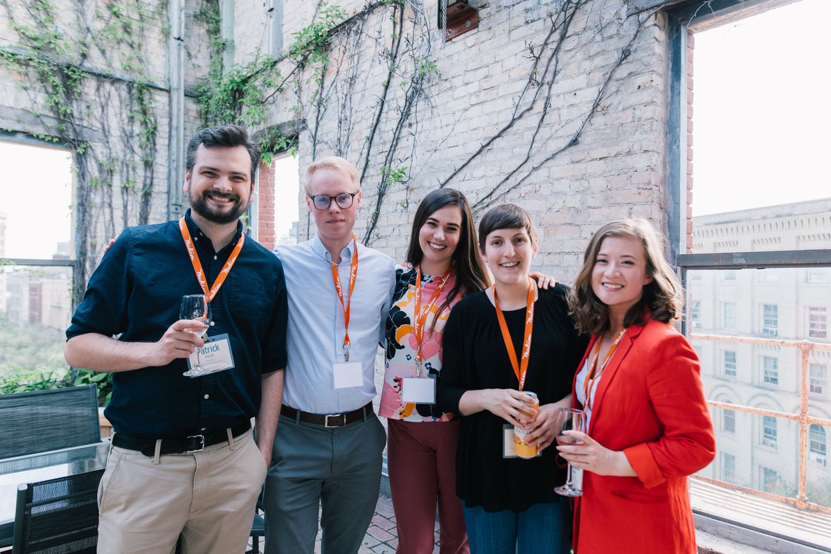 mckimcg's tweet photo. Thinking back to that day, not so long ago, when we posted that account manager job using a stock photo🤔💫 #tbt #thisisreallyus #seehowmuchfun #andwehaveapatio #comeworkwithus
https://t.co/e2vpCOZml0 #mbjobs https://t.co/bE5vEK2D1p