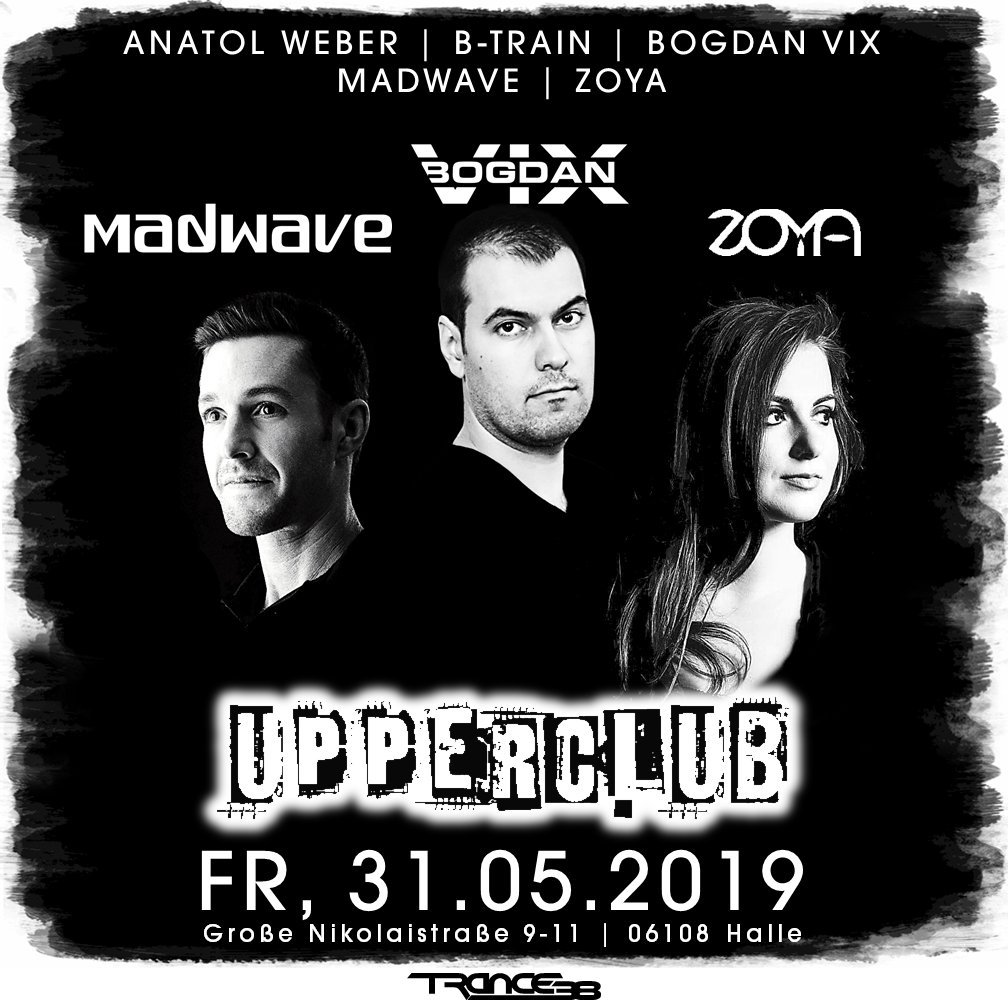 AnatolWeber's tweet photo. Pleased to announce next event in Halle (b. Saale)! Always a pleasure to celebrate with one of the most trancepassionate people 🙌🏻🇩🇪
▶ LINEUP
@djmadwave (2 hours)
@zoyasmusic
@BogdanVix
Anatol Weber
B-Train
Event: https://t.co/VEERzYh4cS
#trance38 #symbols #synergyevents https://t.co/ZvV5ITJBWY