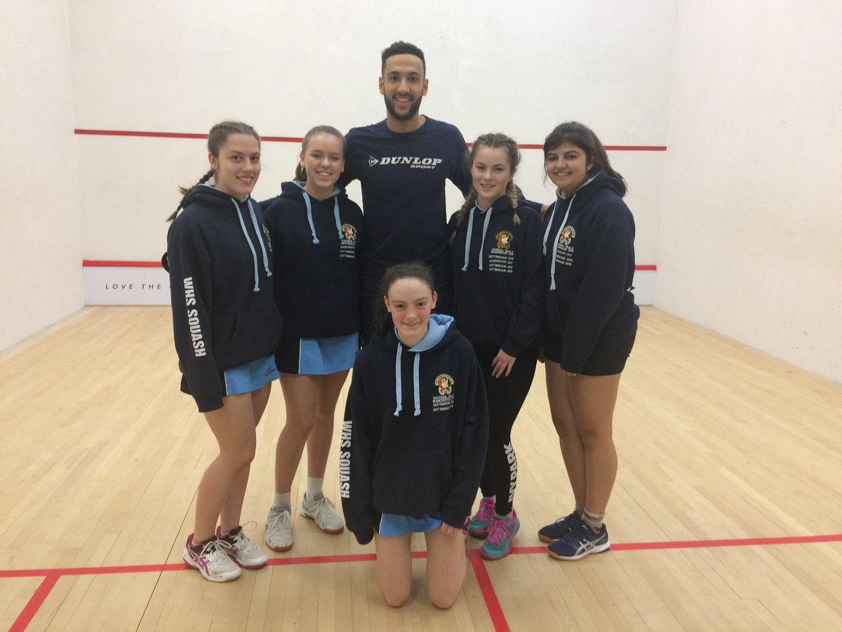 WycHighSports's tweet photo. Superb day of squash 👟 The results are in... KS4 B team are plate finalists and the KS4 A team have placed 4th in the country!!! And to top it off we got to meet @declanjames1 #WycHighSquash #ThisWHSGirlCan #SquashingIt https://t.co/WeRPJknceE