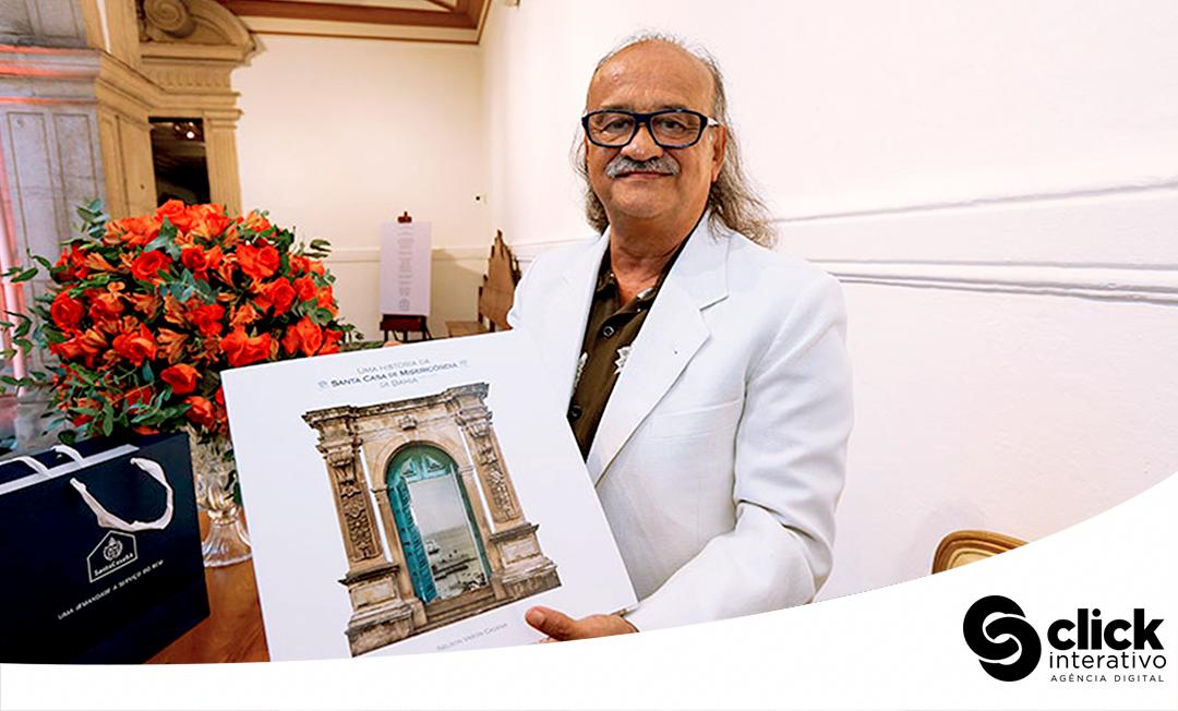 clickinterativo's tweet photo. A Click Interativo prestigiou o lançamento do livro "Uma História da Santa Casa de Misericórdia da Bahia 1549 ~ 2019" de autoria do pesquisador Nelson Varón Cadena, que faz parte das comemorações dos 470 anos da @santacasadabahia. ❤ https://t.co/6hVTyle6V8