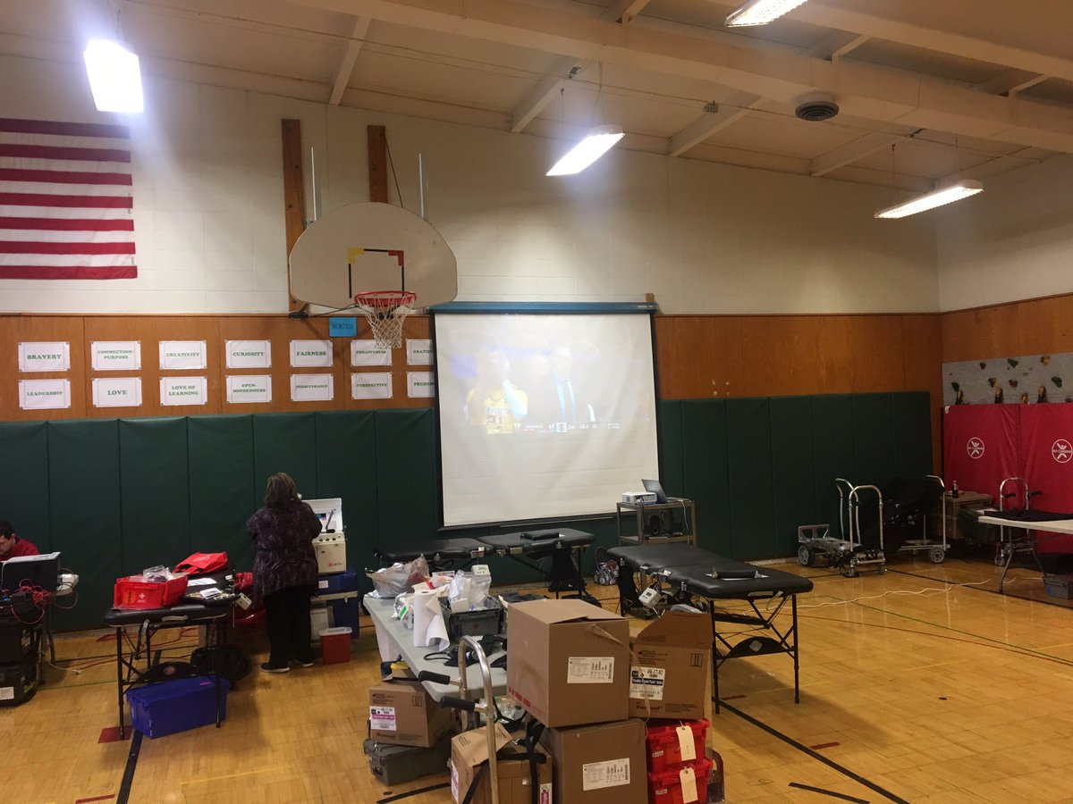 JoeRCurtin's tweet photo. Red Cross is here, March madness is on, we are excited about our blood drive today at OR. So many generous donations in the form of blood, money and time! What a great staff! @WestGeneseeCSD https://t.co/MIzEZ7Jec5