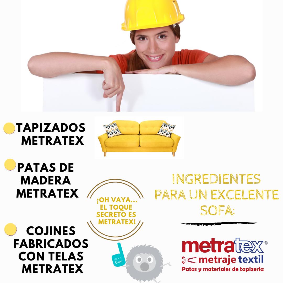Porque tenemos todo lo que tu sofá necesita, el toque secreto de un salón hermoso es metratex, tejidos, patas y todos los materiales para un hermoso sofá, es lo que traemos para ti, porque queremos que tu hogar siempre luzca esplendido y exclusivo. #amor #familia #metratex ✨❤️.
