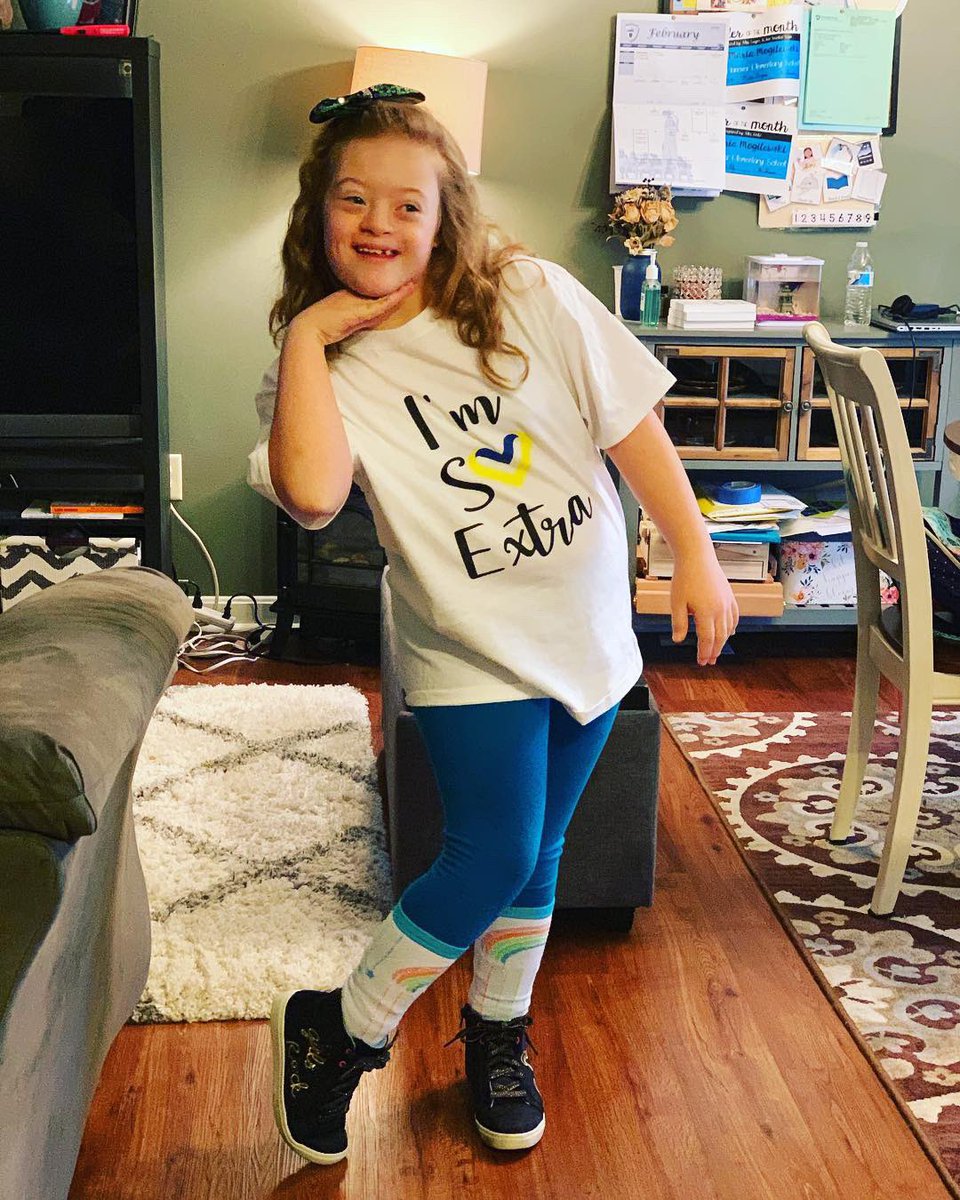 jenlilifrmdablk's tweet photo. Happy World Down Syndrome Day from our family to yours! #shessoextra #dontlimither #downsyndromeawareness #3/21 https://t.co/03sCiioSxV