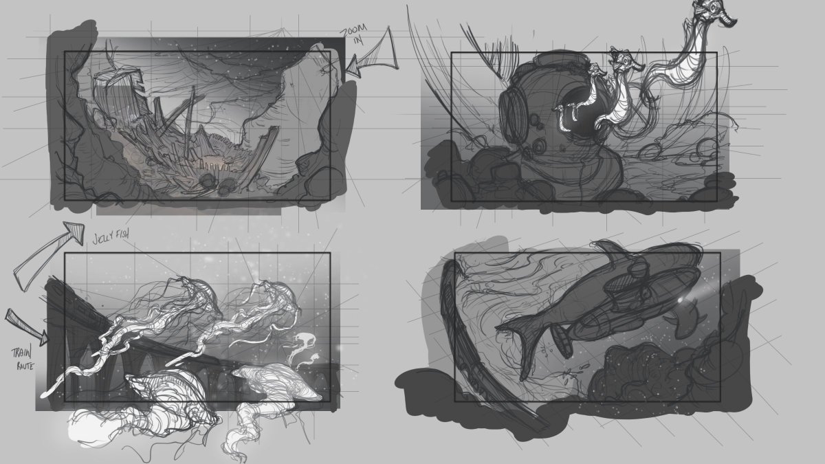 MoondogAnim's tweet photo. Enjoying the marine life we've been posting? You can see more art we've done on our website. #moondoganimation #conceptart #turtle #reptiles #studioproduction #creative #studioart #studioanimation #aquatic #storytelling #aquarium #illustration #animation https://t.co/BO6YSrwAMW