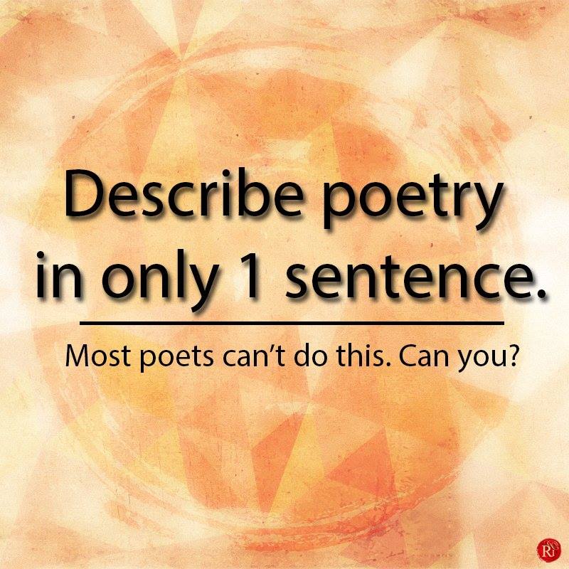 RealisticPoetry's tweet photo. Most poets can’t do this. Can you? #WorldPoetryDay #iidentifyasapoet https://t.co/r1Q57D70Mj