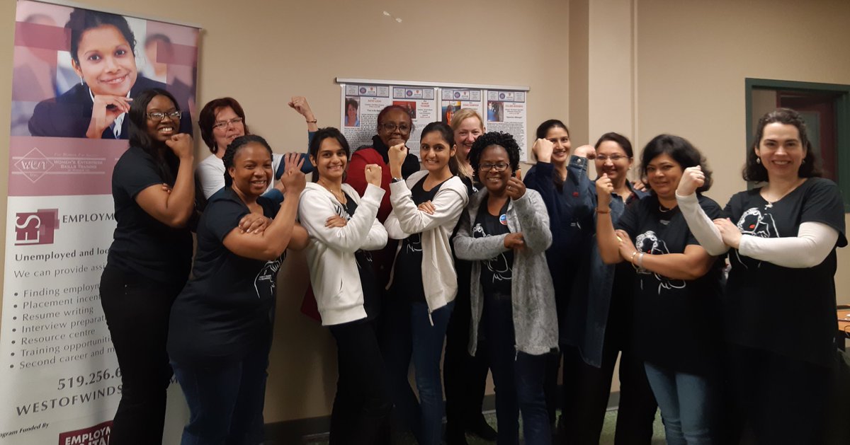 <a href="/WESTofWindsor/">WEST Inc. of Windsor</a> #Newcomer Women in Skill Trade day 4!!! The ladies are now a  close knit family ☺🤗. #Strong thank you Terry, Margarte, Bernice and Kathy Lucas <a href="/UniforTheUnion/">Unifor</a> for all your insight. #ImmigrationMatters <a href="/CitImmCanada/">IRCC</a>