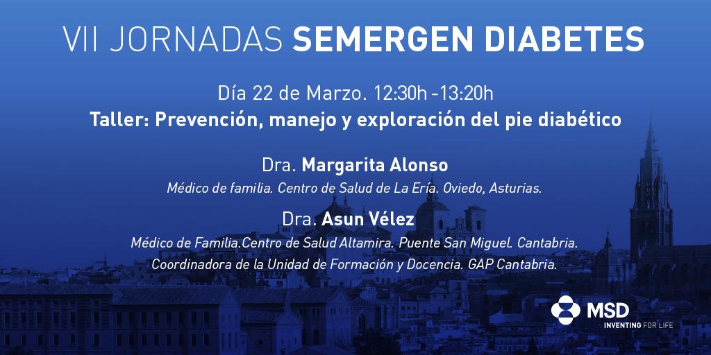msd_es's tweet image. Lo esperamos mañana en nuestro taller de Pie Diabético durante VII Jornada de SEMERGEN Diabetes. ¿Se lo va a perder? Conozca más del Proyecto Camina en bddy.me/2Tmfz4L   #FocusonA1c  #ProyectoCAMINA #DMSEMERGEN19 #MovimientoDiabetes