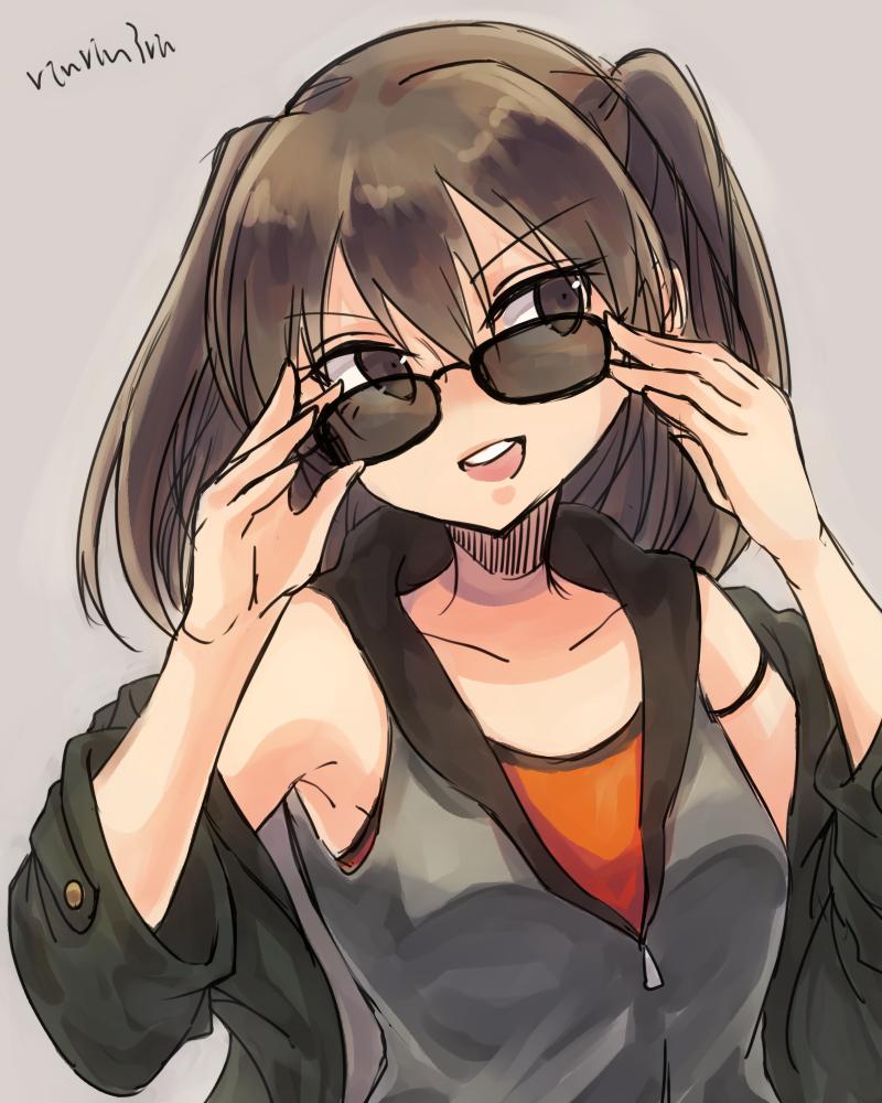 艦これ「私服川内ちゃん
#艦これ版深夜の真剣お絵描き60分一本勝負 #艦これ版真剣お絵描」|はるなのイラスト