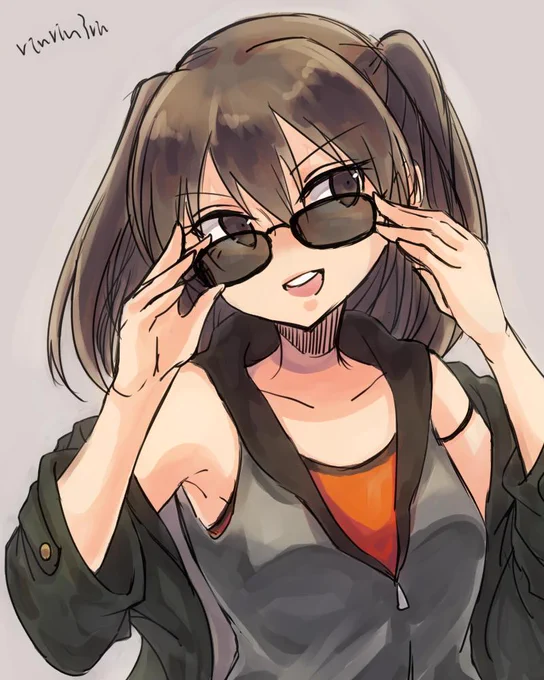 私服川内ちゃん
#艦これ版深夜の真剣お絵描き60分一本勝負 #艦これ版真剣お絵描き60分一本勝負_20190321 