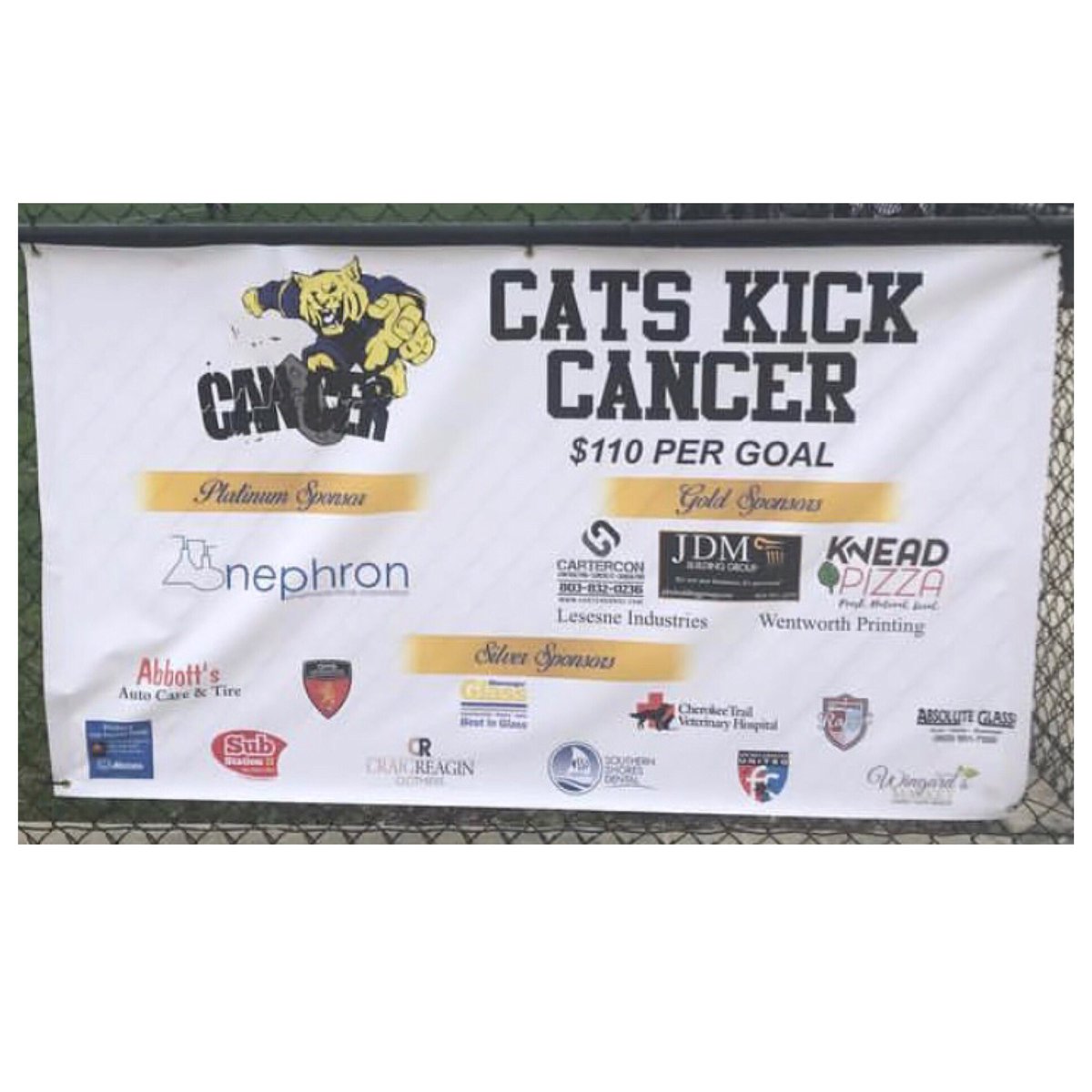 LexMenSoccerCKC's tweet photo. With all the excitement Tues night with the Big Win over DFork, you may have missed something...

With 4 Goals Scored 3/19/19
(2 for @LexMenSoccerCKC 
and 2 for Lexington JV) 
the 2019 Cats Kick Cancer Program has now gone OVER $10,000!!!
#CKCGoals=93!

THANK YOU SPONSORS!!! https://t.co/JDvrcTG98J