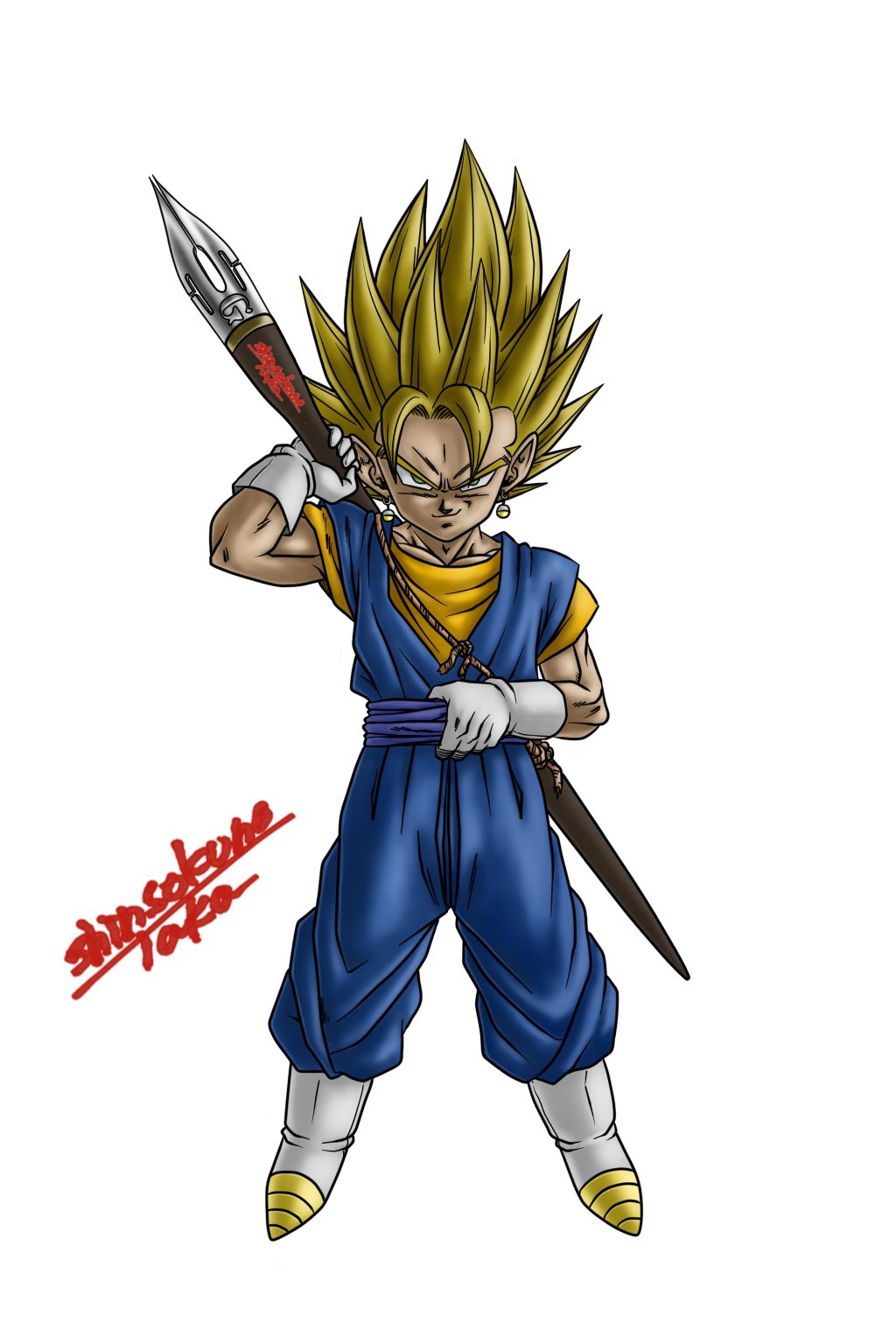 Twitter 上的 神速の鷹 ドラゴンボールイラスト 自分用 アイコンベジット スーパーベジット Amp ブルベジ 完成 Gペンのペン先の太さ変更しました 途中経過はコメント欄に Dragonballart Dragonball ドラゴンボール イラスト 神速の鷹 T Co