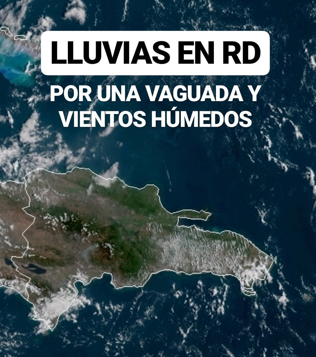 JeanSuriel's tweet photo. BUENA NOTICIA PARA REPÚBLICA DOMINICANA: Pronóstico de lluvias desde hoy hasta el próximo martes en gran parte del país. Las precipitaciones más significativas ocurrirán durante el fin de semana. Las zonas afectadas por la sequía recibirán lluvias moderadas desde esta tarde. https://t.co/l5fmr4yOBU