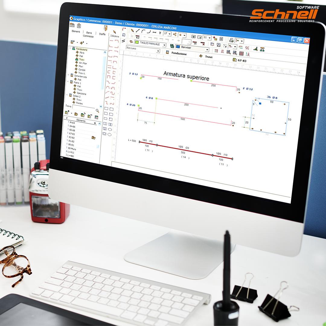 SchnellSoftware's tweet photo. Desarrollamos programas como Graphico Pro🖥, un #software fácil de utilizar, diseñado para los talleres donde se produce #ferralla para viviendas🏡 y obras públicas. Capaz de generar informes necesarios para cada uno de los sectores productivos del taller👌🏼 #Schnell #Ingeniería https://t.co/xcV6dHp7X9