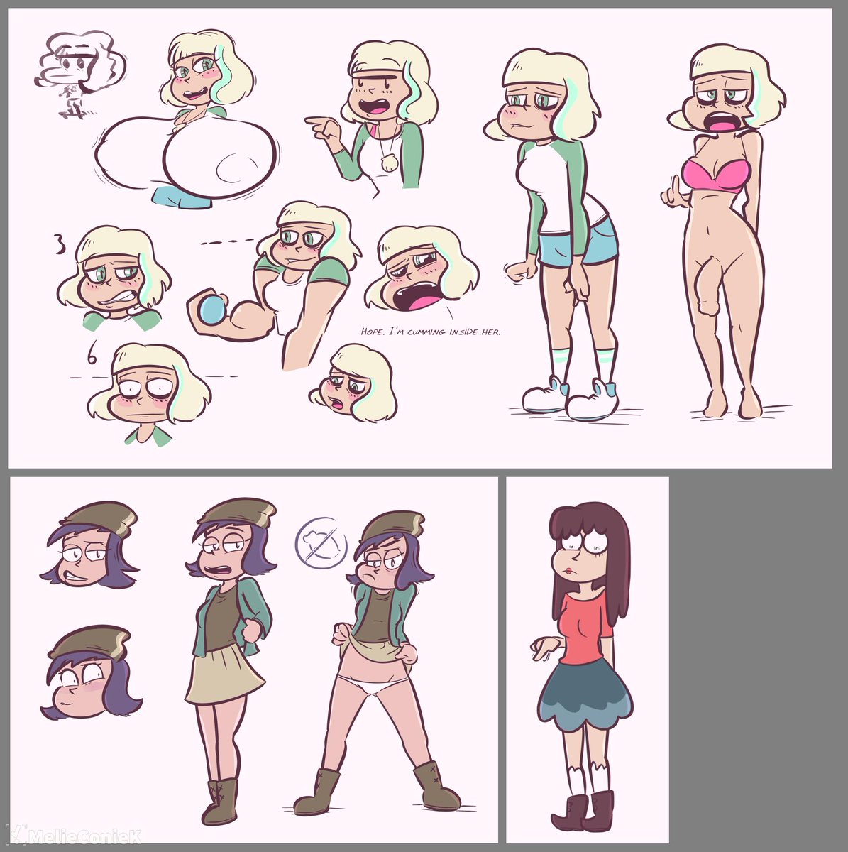 MelieConieK в Твиттере: "So we've settled on futa Jackie x Janna ...