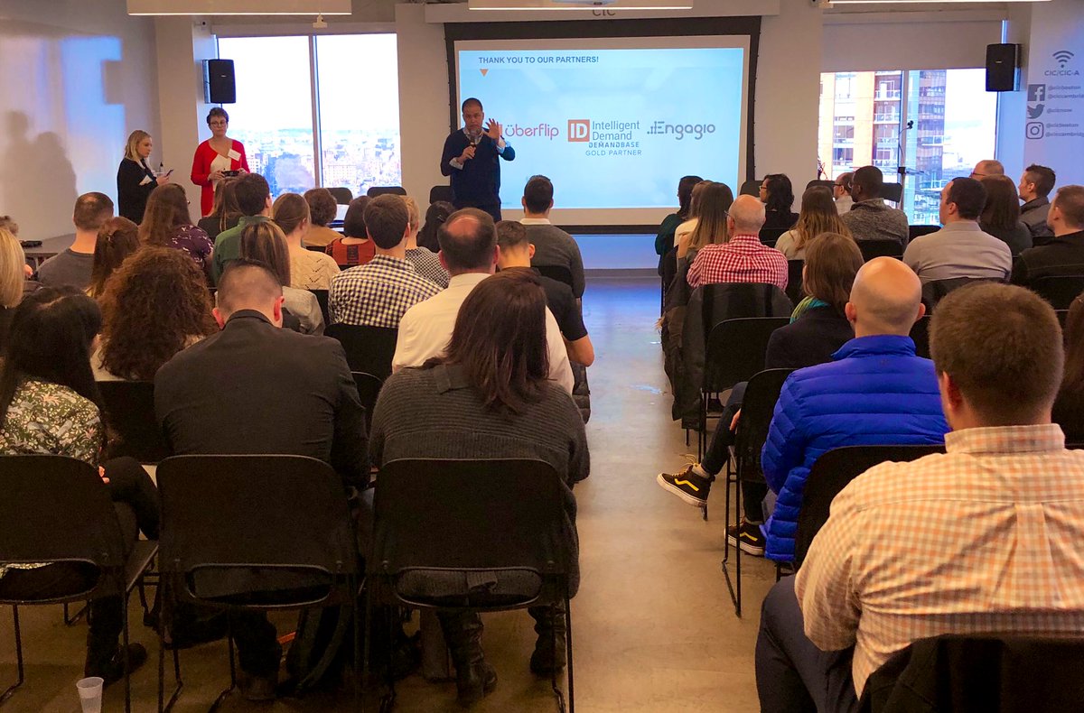 CatieIvey's tweet photo. Back in action w/ @funnelholic @topohq & @Demandbase talking ABM strategy, tactics & execution. “ABM is about driving sales & marketing alignment, changing win rates, increasing LTV & deal size, improving retention, and shortening sales cycles.” #ABM #accountbasedeverything https://t.co/2iUDwVdxo3