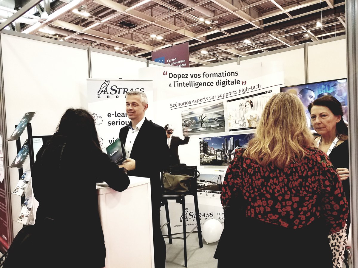 StrassGroupe's tweet image. Dernier jour du salon E-learning Expo ! 
Retrouvez-nous stand F45.

#réalitéaugmentée #digitallearning  #elearningexpo