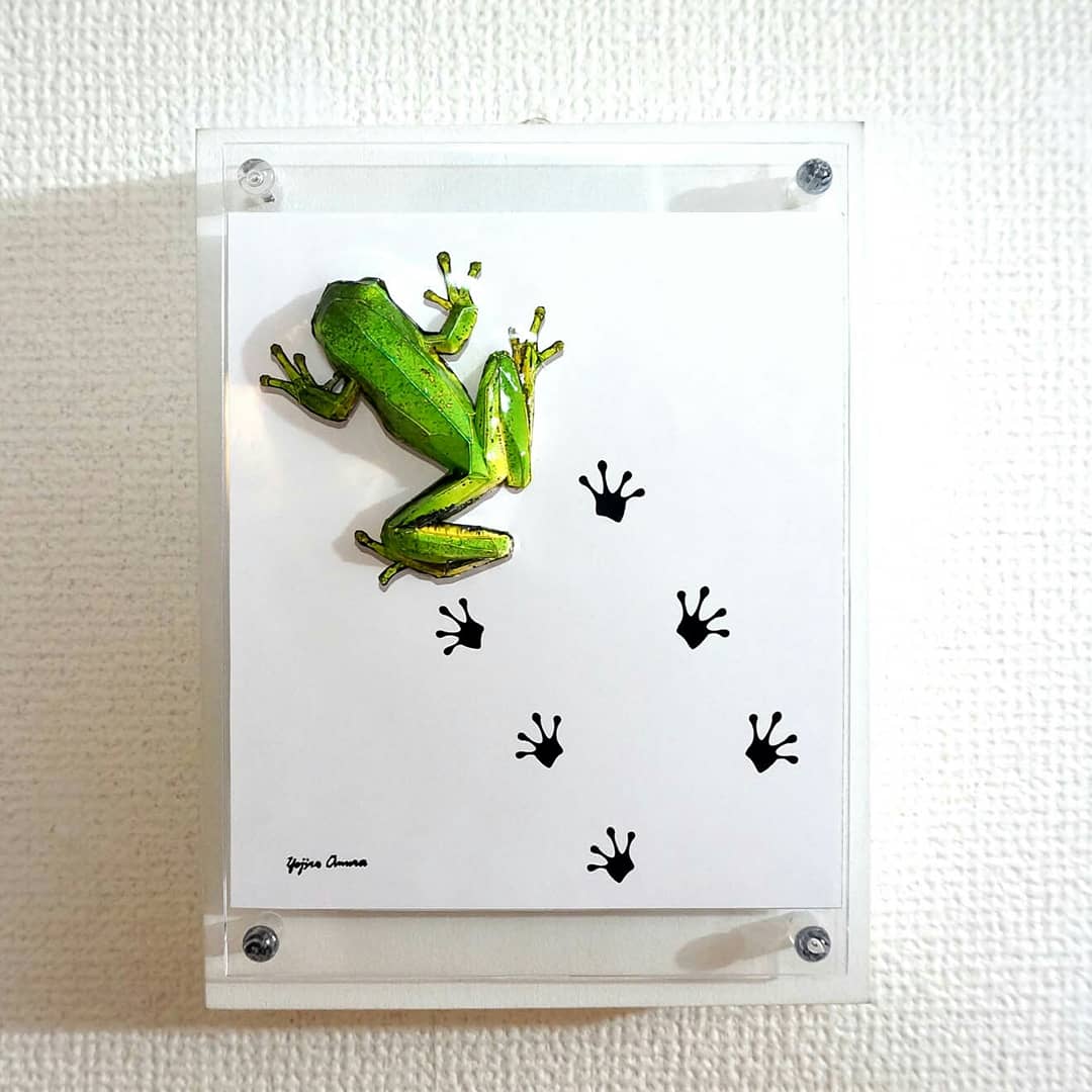 大村洋二朗 در توییتر アマガエルは足跡を残す Papercraft Frog Batrachian Thisisgallery ペーパークラフト アマガエル 蛙 両生類 大村洋二朗 در توییتر アマガエルは足跡を残す Papercraft Frog Batrachian Thisisgallery ペーパークラフト アマガエル 蛙 両生類