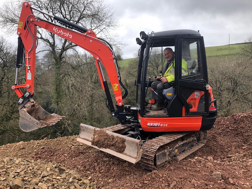 Thank you Geach Plant Hire for the photo of your new <a href="/KubotaUK/">Kubota UK</a> KX101-3a4 being put straight to work following delivery yesterday! If you're interested in purchasing a Kubota machine get in touch, 01884 214100, sales@cceplantsales.co.uk. We have a machine to suit every need.
