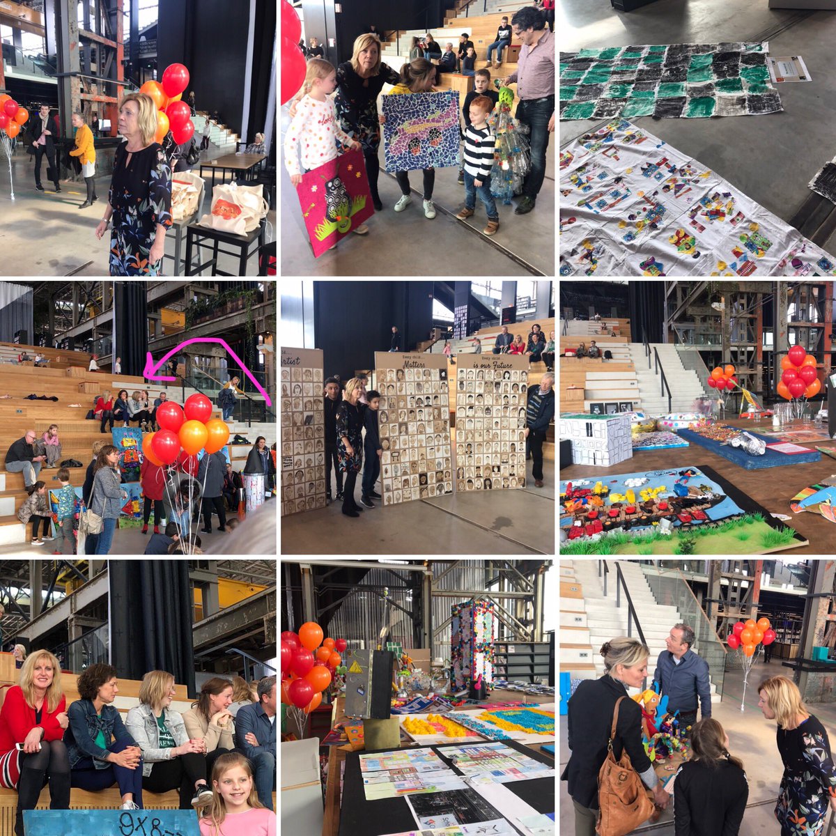CarinZandbergen's tweet image. In de @lochal013 meer dan 60 kunstwerken aangeboden gekregen mbt het onderwijs van de toekomst. Tot 6 mei te bewonderen hier. @xpectprimair 60 jaar #onderwijs=verwondering