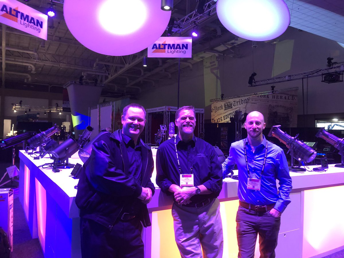 altmanlighting's tweet photo. We are ready to open the 2019 @usitt Expo inside the Kentucky International Convention Center in Booth 1429. Make sure you you stop by to say hello and check out all of our #theatrical innovations for your next #lightingdesign. #altmanlighting #usitt2019 https://t.co/XFe0bt65w9