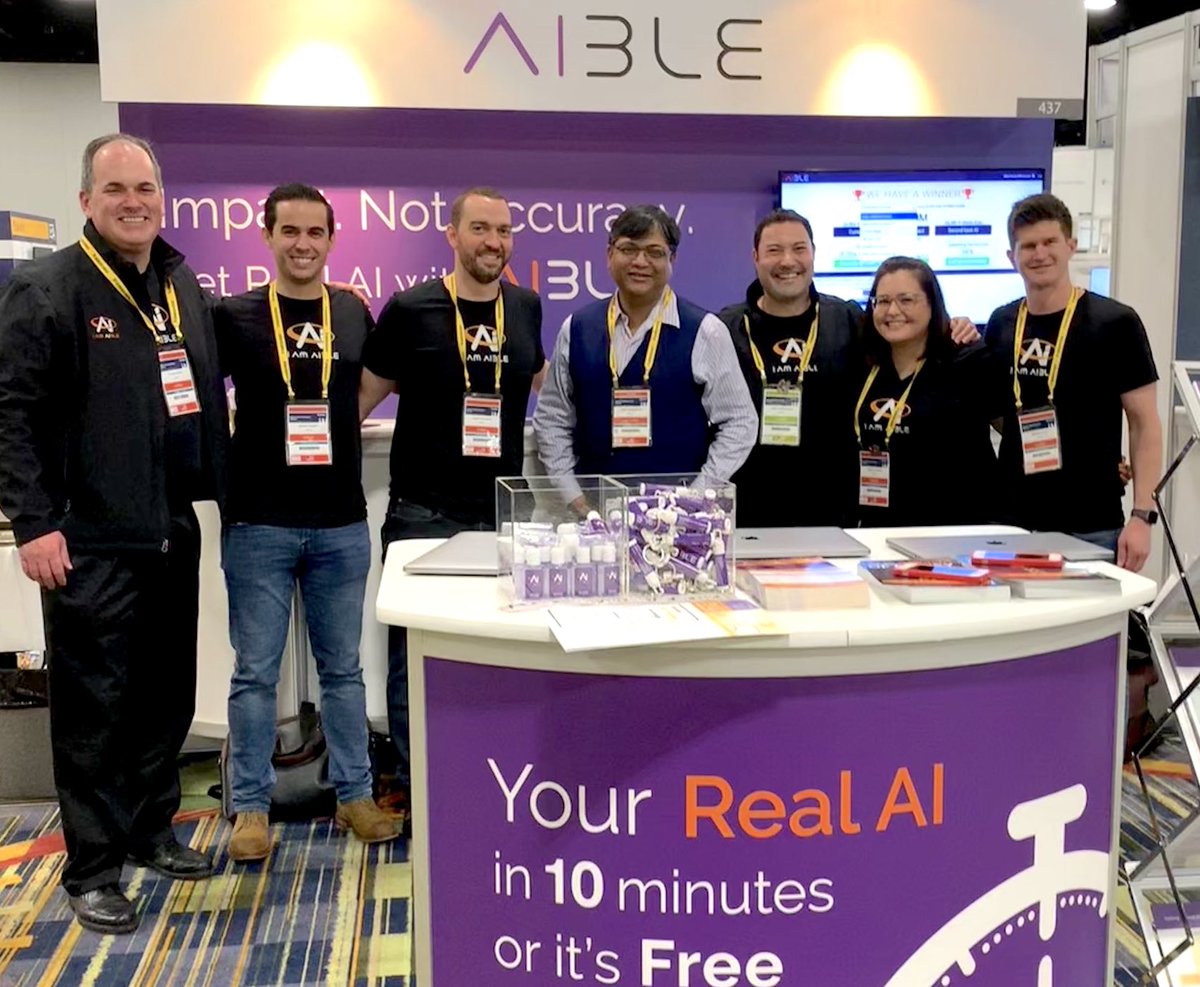 iamAible's tweet photo. Aible makes it possible for anyone to create custom #AI in a matter of minutes. CEO @Arijit_SG talks about our launch at #GartnerDA and how we're empowering users in this short video: https://t.co/CdHTe6w6XF #ArtificialIntelligence #BusinessImpact #GartnerEvents https://t.co/fRFYjB75Fa