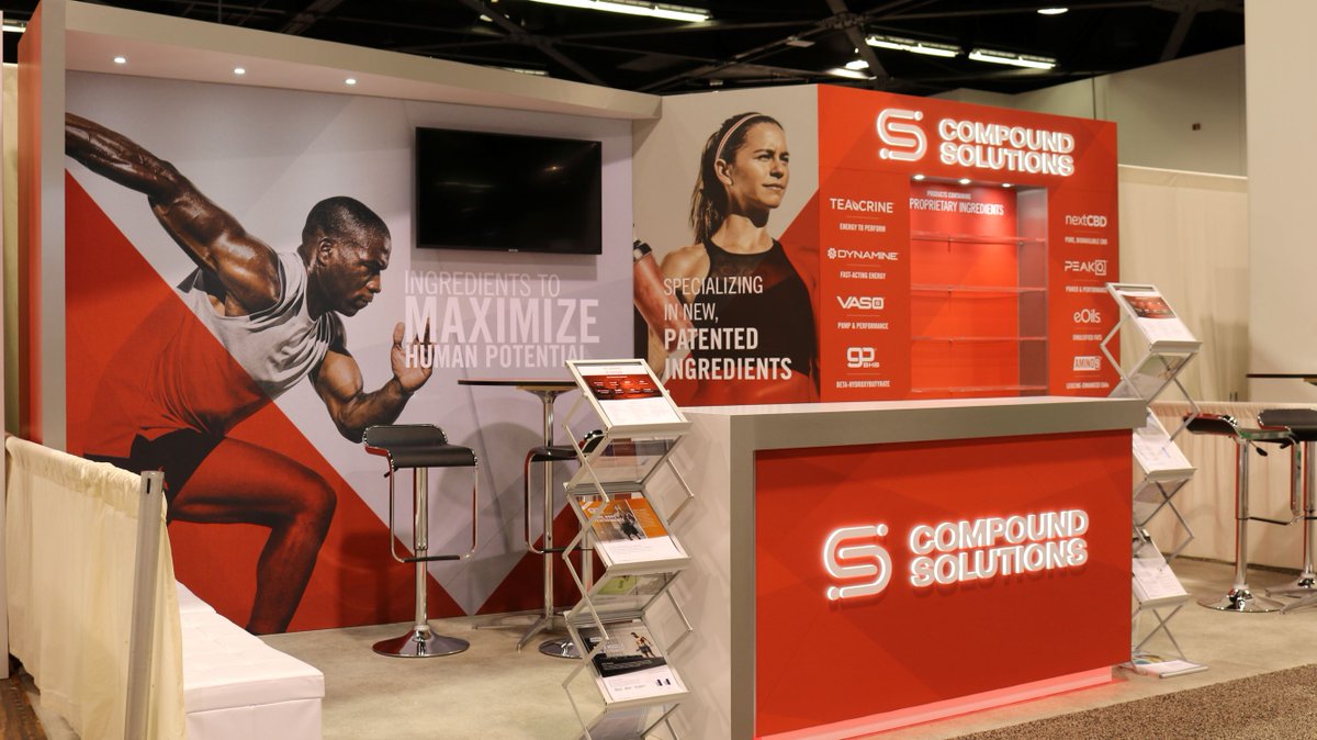 riseexhibits's tweet image. RISE Exhibits Field Ops did a great job at NPEW 2019 in Anaheim, CA. We got to help Compound Solutions, Inc. with the design, build and on site services with this 10x20 booth. Great product and amazing brand to work with!
#RISEExhibits #Compoundsolutions #Expowest