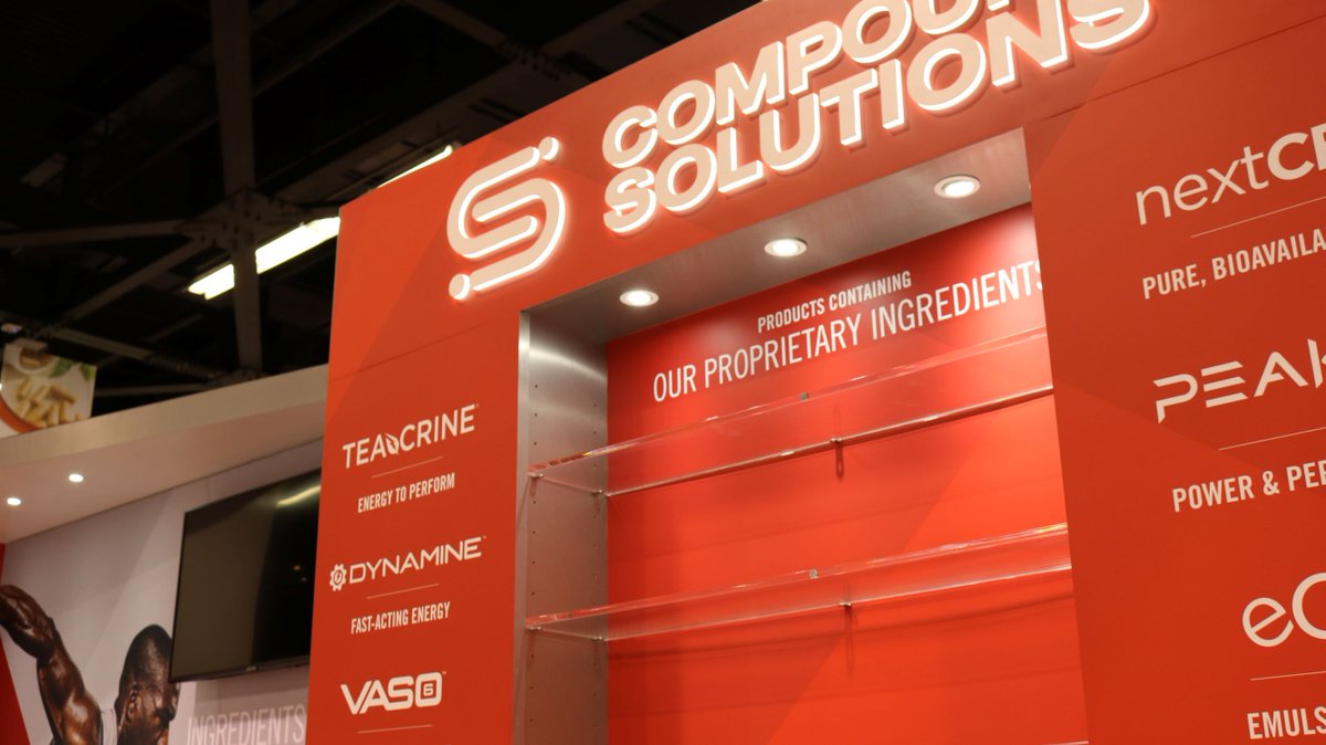 riseexhibits's tweet image. RISE Exhibits Field Ops did a great job at NPEW 2019 in Anaheim, CA. We got to help Compound Solutions, Inc. with the design, build and on site services with this 10x20 booth. Great product and amazing brand to work with!
#RISEExhibits #Compoundsolutions #Expowest