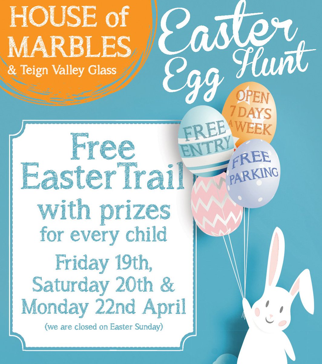 HouseofMarbles's tweet photo. This Easter visit House of Marbles for a FREE Easter Trail with fun for the whole family! #Easter #EasterEggHunt #EasterinDevon @VisitDevon @visitsouthdevon @VisitDartmoor @EnglishRiviera #FreeEventsDevon https://t.co/MHcJmkfbgK