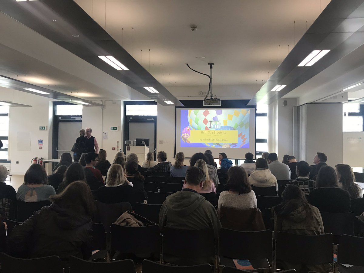 BathSpaUni's tweet photo. It was an absolute pleasure to welcome @JukesShone to Bath Spa University! A truly inspirational individual. #SPAweeks #icanandiam https://t.co/gMvOqLbWaT