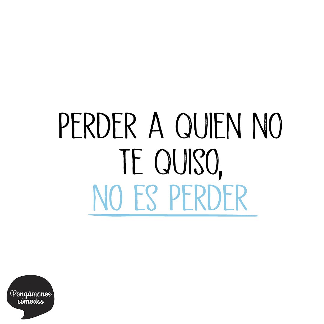 PongamosComodos's tweet photo. Cuando pierdes a alguien que no ha sido capaz de hacerte feliz, ganas tiempo, oportunidades, autoestima, seguridad, confianza y energía. https://t.co/K9SpAyry2e