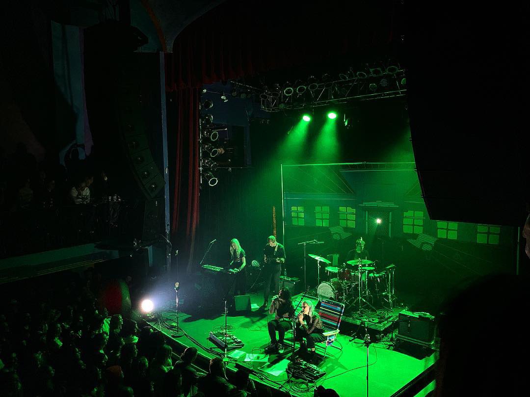 A pretty perfect evening with Better Oblivion Community Center and Lala Lala last night 💕