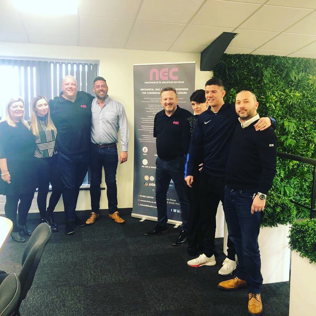 nec_services's tweet photo. Nice visit to our new offices today from @luke11campbell 🥊

NEC are proud to be sponsoring such an influential person from Hull. We will be working together with Luke to bring power to future sporting events in 2019 and couldn’t be more excited!

#workingtogether #lukecampbell https://t.co/OqO98WoFNJ