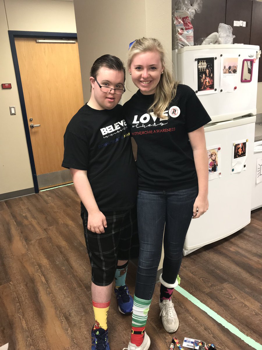 ldw1971's tweet photo. Best Buddies rockin’ their socks! #rockyoursocks #WDSD19  #ghsUNITY #MAOT #maoteentx #maoteenfortworth #crowncowtown 
 @ghs_bestbuds https://t.co/3uTaZPRxKn