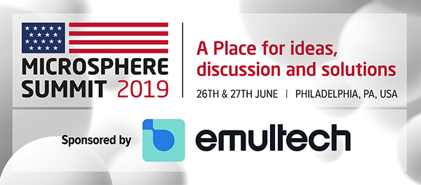emultech's tweet photo. Last November, Emultech was a sponsor of the Microsphere Summit in Seoul. In June this year, we are present at the Microsphere Summit in Philadelphia. 
Can't wait that long to get more information about predesigned and uniform microspheres? Contact us at info@emultech.nl. https://t.co/pxKoh2EbMx