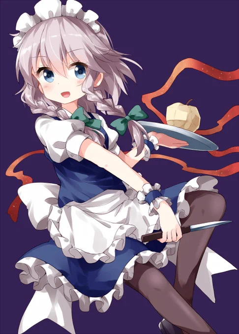 #深夜の真剣お絵描き60分一本勝負 十六夜咲夜 