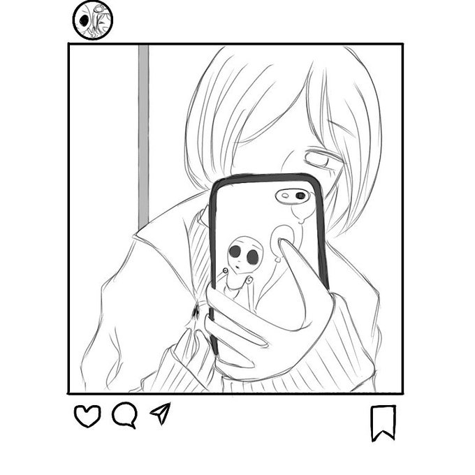 線画を晒すと誰かが色を塗ってくれるかもしれないのtwitterイラスト検索結果 古い順