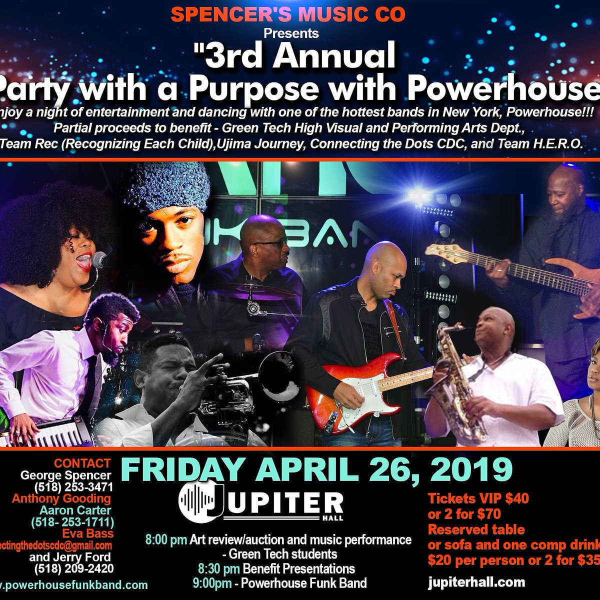 Powerhousefunk1's tweet photo. GM family and friends, If you are interesred in purchasing VIP tickets, please let me know. These tickets are moving faster than expected. Please contact a youth group (all are tagged in this post) or myself for regular seating. Remember, partial proceeds go towards youth group https://t.co/rKjFfG9R6h