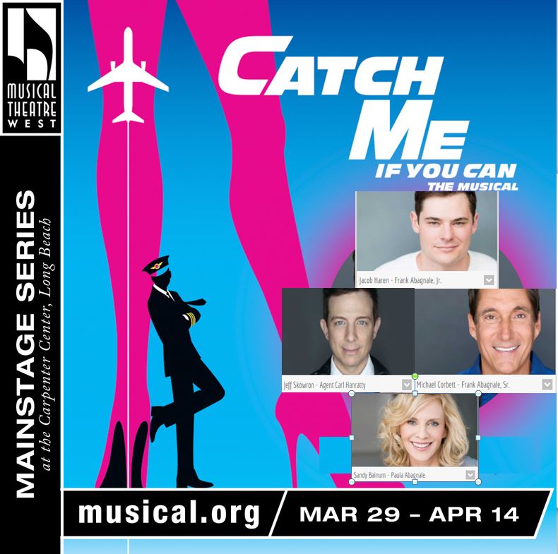 MichaelCorbetTV's tweet photo. Yeah! In rehearsals fantastic revival of #CatchMeYouCan at @theater_west w/ the most amazingly talented #Broadway pro cast! @JacobHaren from @BookofMormon playing my son -astounding! w/ @Jeffskowron and @SandyBainum https://t.co/Kf5XrkeH2U #musicaltheater @BroadwayWorld https://t.co/wZq0ZdXlOz