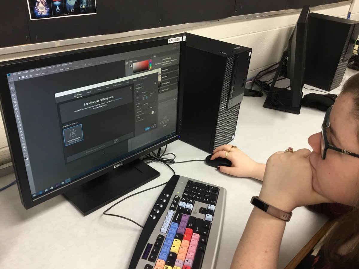 RyanWyrobek's tweet photo. @AstroworldMedia Meagan is working hard on graphics for Shepard Showcase! https://t.co/gU4ukoHe32
