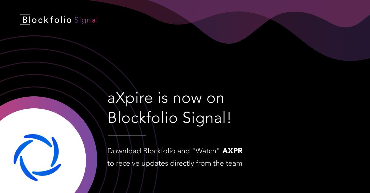 TryMoola's tweet photo. We've been listed on @blockfolio Signals!
Make sure to download the #Blockfolio app so that you can stay updated on all important things happening at #aXpire with push notifications.
#BlockfolioSignals #Blockchain #Crypto https://t.co/7geGCGJCfW