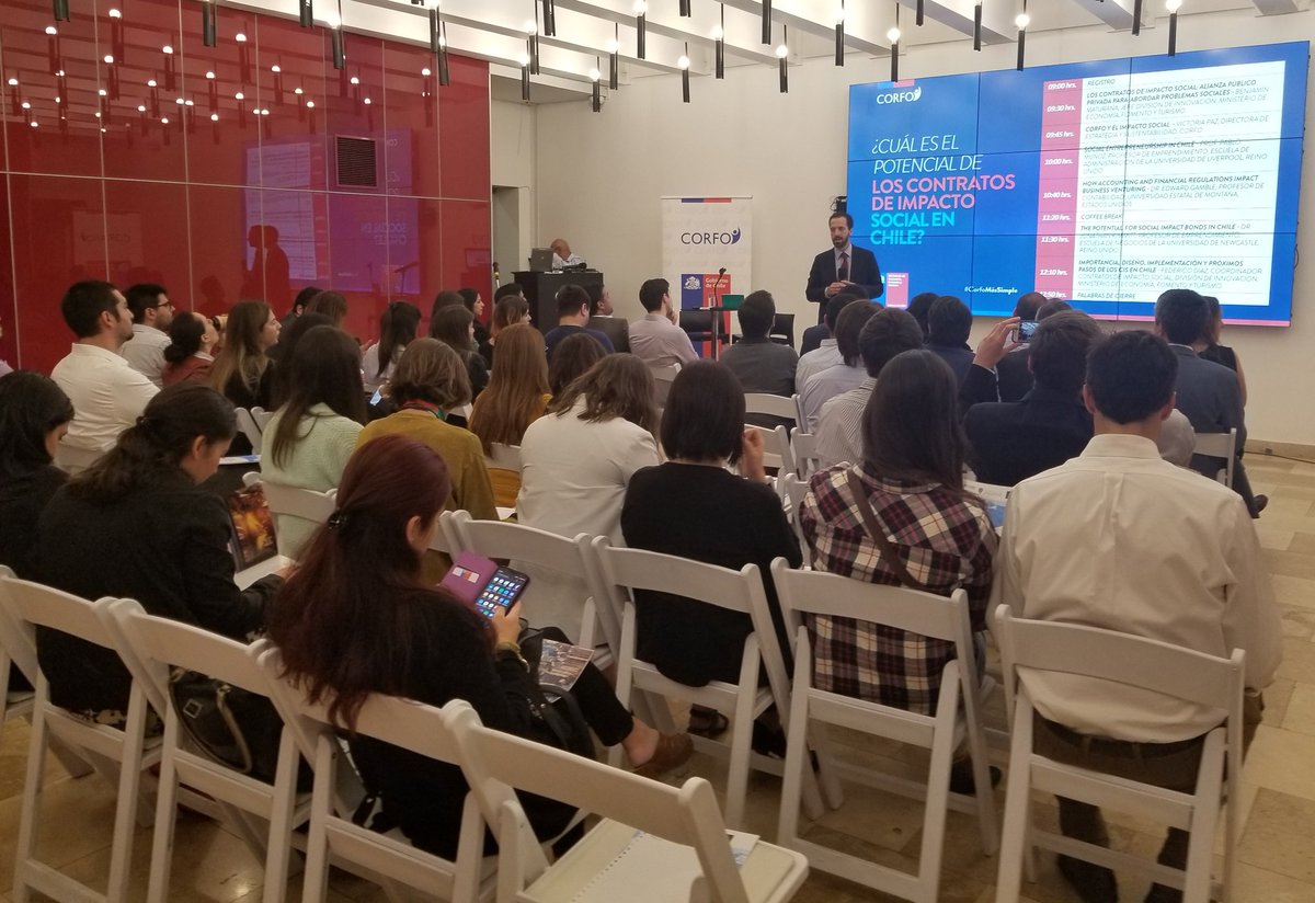 GaAPG's tweet photo. Cuál es el potencial de los Bonos de Impacto Social en Chile? Escuchando la experiencia internacional sobre este mecanismo de inversión de impacto  @fsancarlos https://t.co/AnYftasd8W