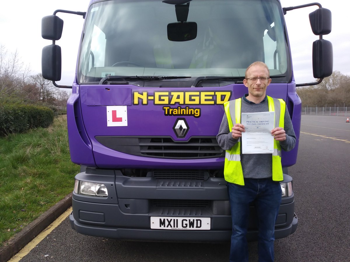 NGagedTraining's tweet image. Congratulations to John Griffiths on passing his Cat C LGV Test yesterday!

Well done John!

#Passed #LogisticsTraining