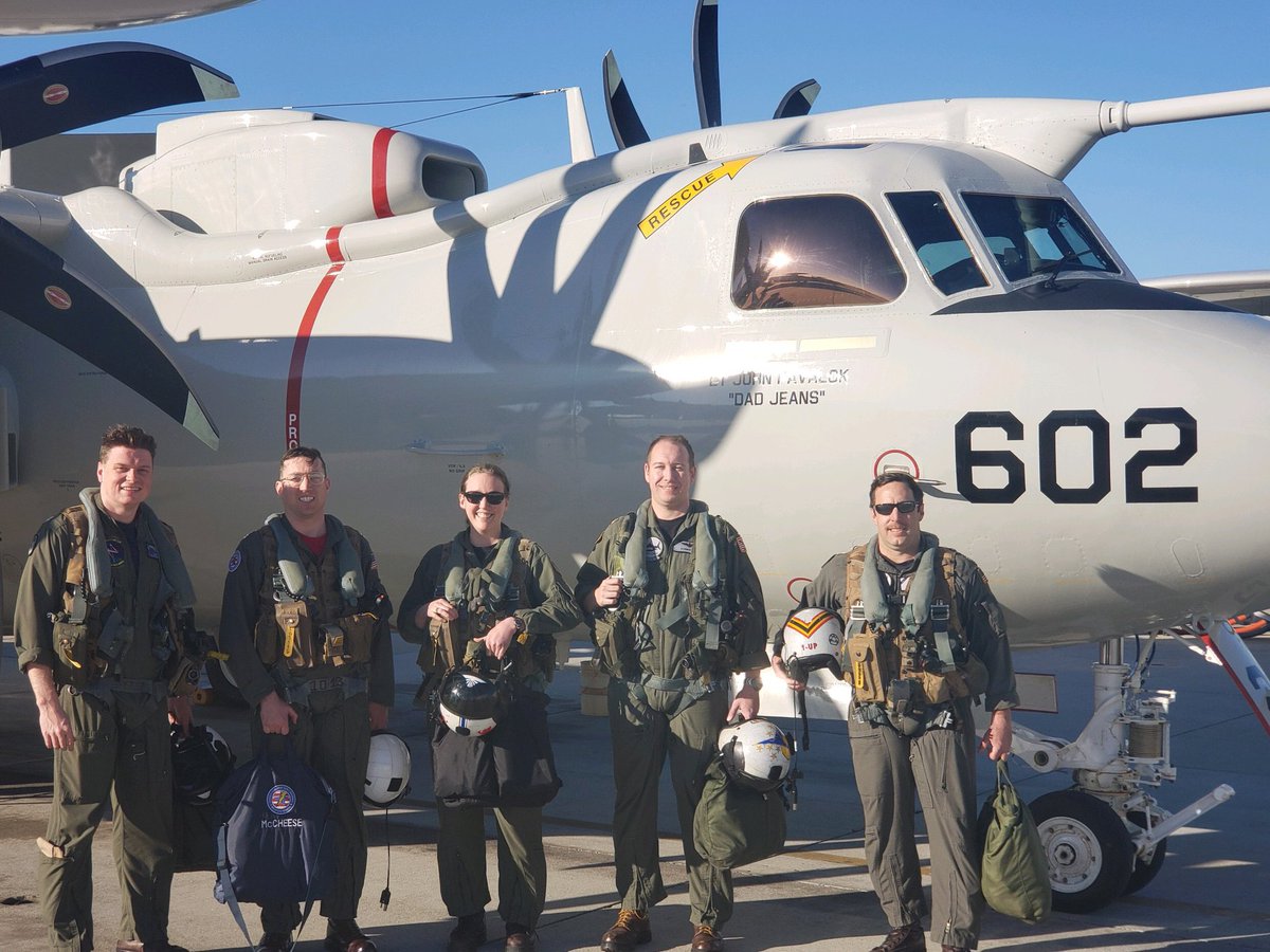 OmegaTanker's tweet photo. Omega is proud to have been able to support VX-1 as they conducted the longest E-2 Hawkeye flight on record. On this historic flight, the E-2D remained airborne for more than 8 hours. Our congratulations to the entire squadron! https://t.co/OvfZftazeX https://t.co/LzSJ8MBtsn