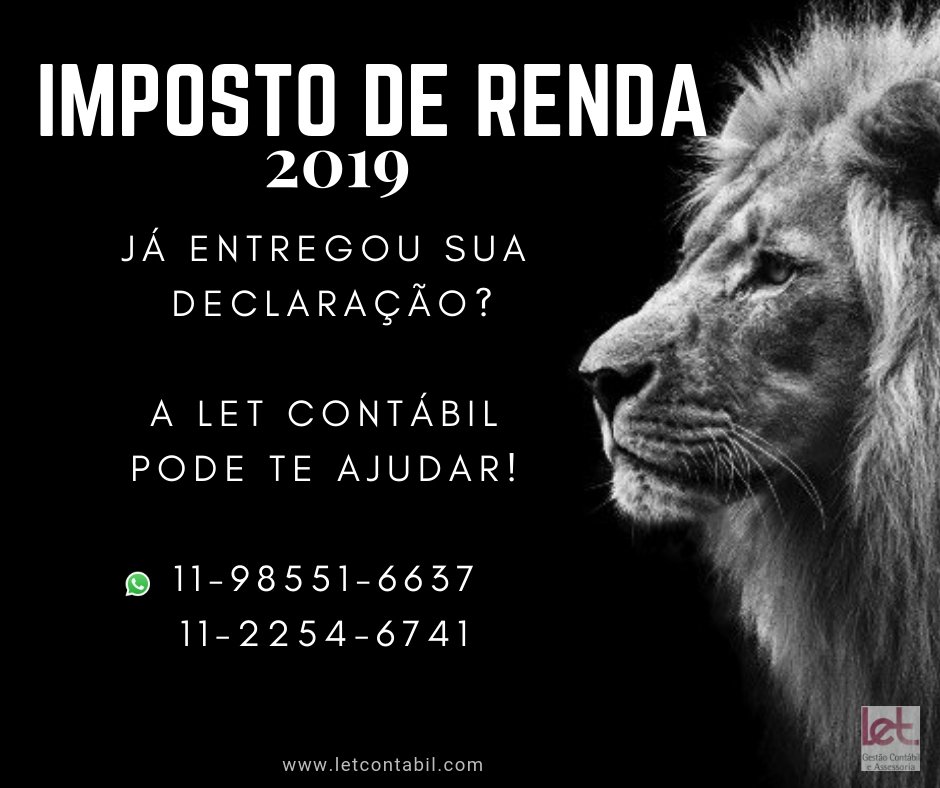 letcontabil's tweet image. Já entregou sua declaração de IR? confira nosso especial no Blog letcontabil.com/search/label/B… #DIRPF #imposto #Empresarios #empresas #MEI #negocio #freelas #impostoderenda